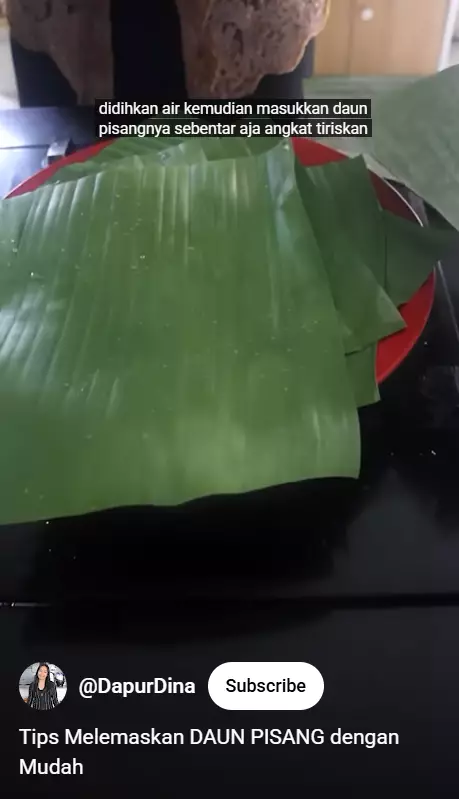 Trik melenturkan daun pisang kaku tanpa dijemur, warnanya kian cantik, sekarang cuma pakai 2 langkah berbagai sumber