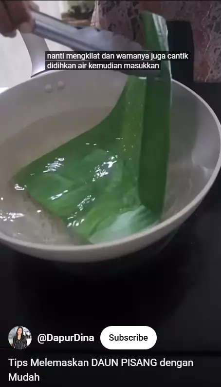 Trik melenturkan daun pisang kaku tanpa dijemur, warnanya kian cantik, sekarang cuma pakai 2 langkah berbagai sumber