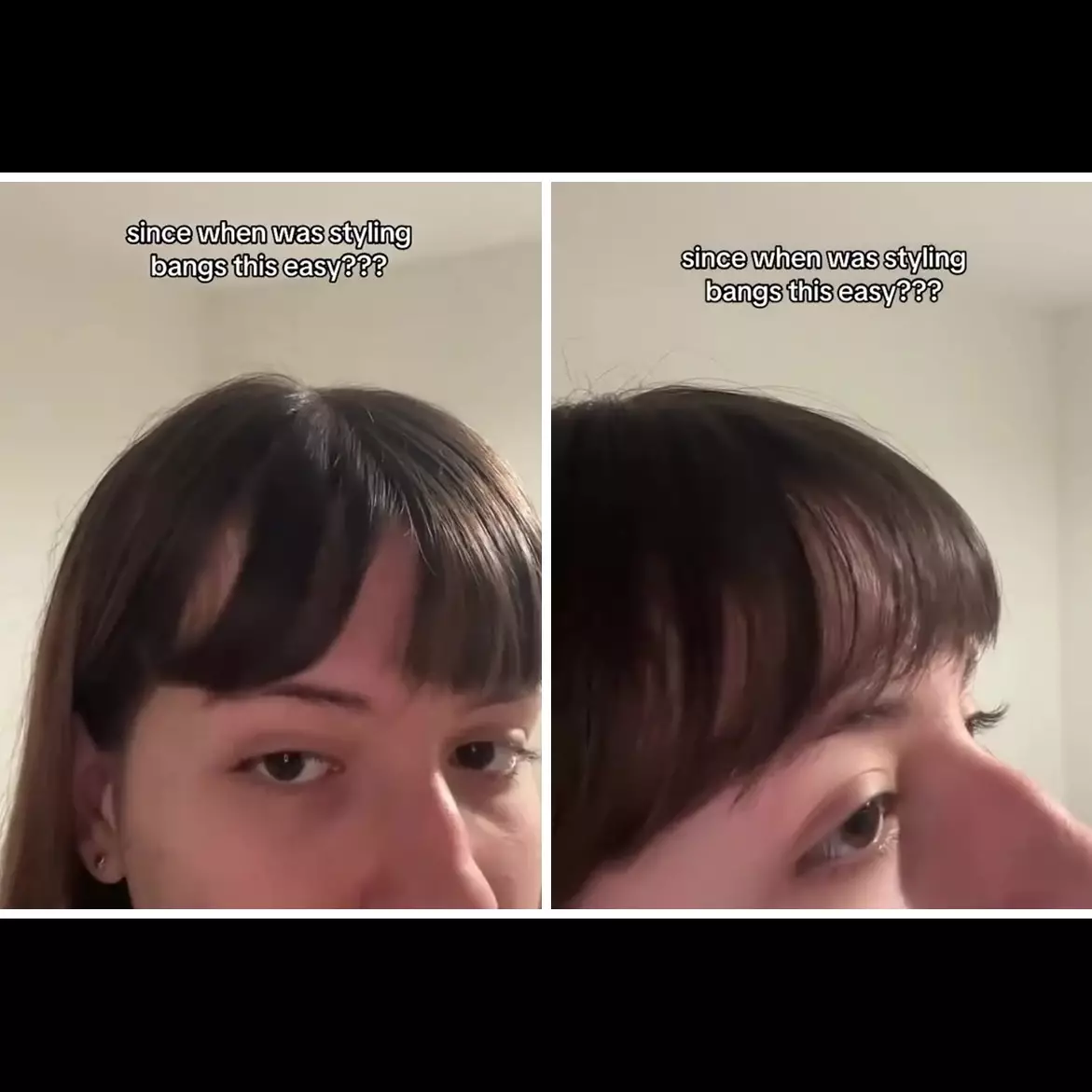 Bukan catokan atau sisir, wanita ini punya trik rapikan poni rambut cuma dengan 1 alat makeup