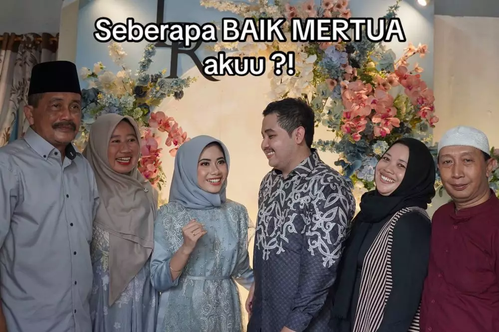 Viral wanita beruntung dapat mertua baik © TikTok Viral wanita beruntung dapat mertua baik © TikTok