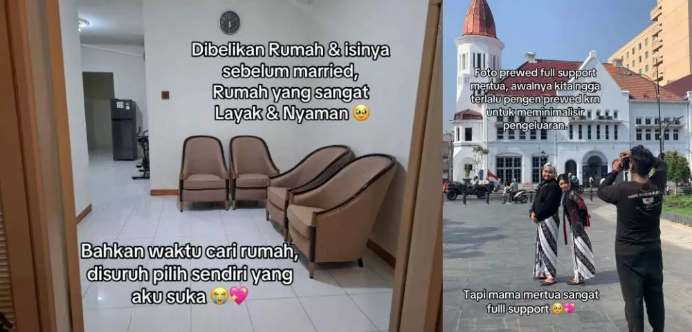 Viral wanita beruntung dapat mertua baik © TikTok Viral wanita beruntung dapat mertua baik © TikTok