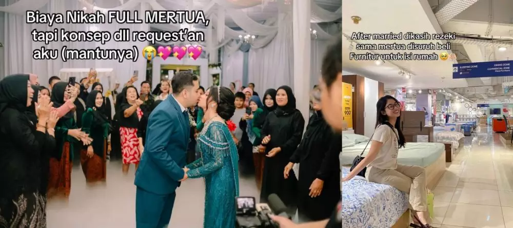 Viral wanita beruntung dapat mertua baik © TikTok Viral wanita beruntung dapat mertua baik © TikTok