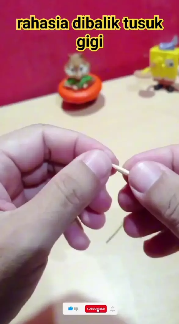 tusuk gigi bisa dibikin jadi alarm motor © YouTube