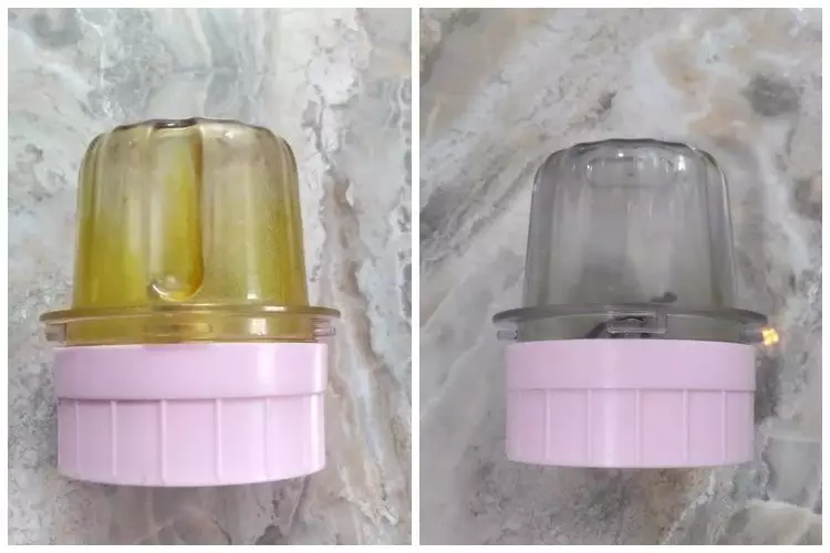 Sekarang jangan cuma dicuci sabun, ini trik hilangkan noda kunyit di blender tambah 1 bahan dapur