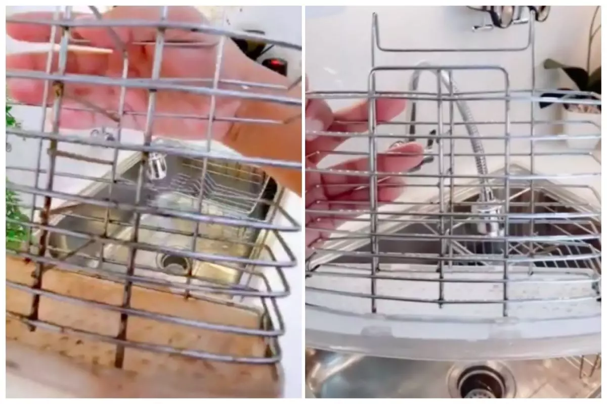 Tak perlu digosok kuat, ini trik hilangkan karat di rak piring agar kinclong pakai 1 bahan sederhana