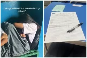 Viral siswa tulisannya rapi tapi ukurannya kecil minta ampun, bikin yang baca nyerah, ini 11 potretnya