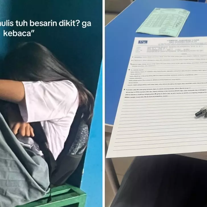 Viral siswa tulisannya rapi tapi ukurannya kecil minta ampun, bikin yang baca nyerah, ini 11 potretnya