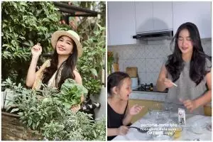 9 Potret dapur Eriska Nakesya eks istri Young Lex desainnya minimalis tapi rapi
