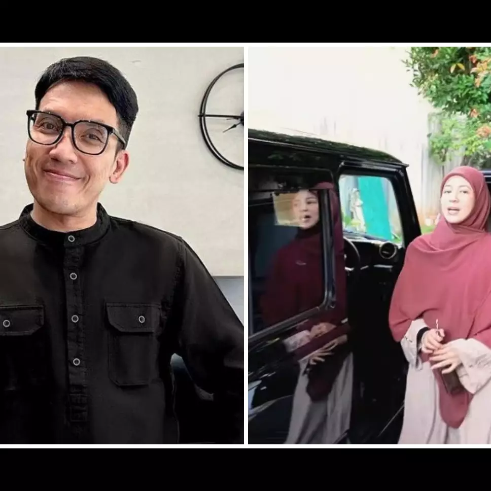 Sudah cerai tapi tetap perhatian, ini 9 momen Desta beri kejutan mobil spesial untuk Natasha Rizky
