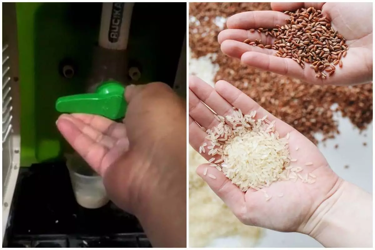 Sekarang tak takut dipenuhi kutu, cara kreatif bapak-bapak bikin dispenser beras ini bikin kagum