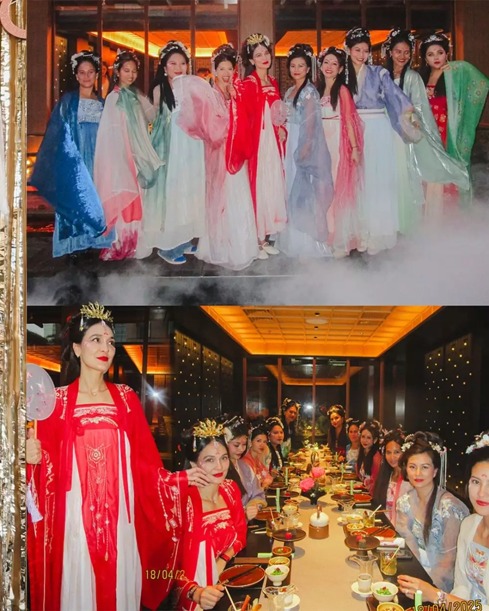luna maya pakai hanfu saat bridal shower © 2025 Instagram