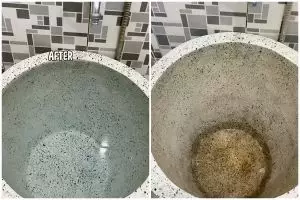 Tak perlu capek menyikat, ini trik bersihkan kerak kuning di bak mandi cuma tambah 1 bahan dapur