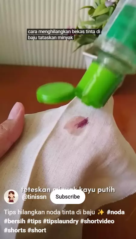 Trik bersihkan noda tinta di pakaian sekarang tak perlu laundry, cuma tambah 1 bahan sederhana berbagai sumber