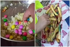 Absurdnya kelewatan, 11 potret kocak kombinasi makanan paling aneh ini bikin mikir dua kali