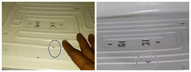 cara menambal freezer bocor © YouTube