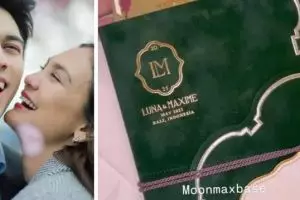 Potret elegan surat undangan pernikahan Luna Maya dan Maxime Bouttier, ada bonus kartu pos artistik