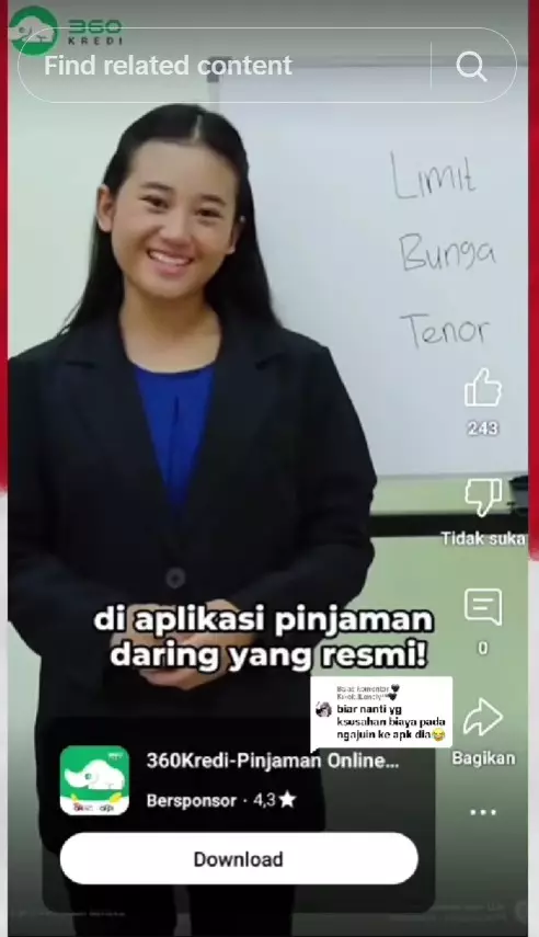 pengakuan Aura Cinta jadi model iklan pinjol © berbagai sumber
