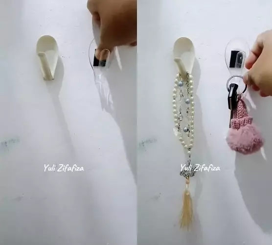 Trik kreatif mengubah sendok plastik bekas © YouTube Trik kreatif mengubah sendok plastik bekas © YouTube