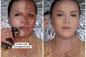 Wanita wajah bulat ini pangling usai dirias semi-bold, transformasinya disebut mirip Pinkan Mambo
