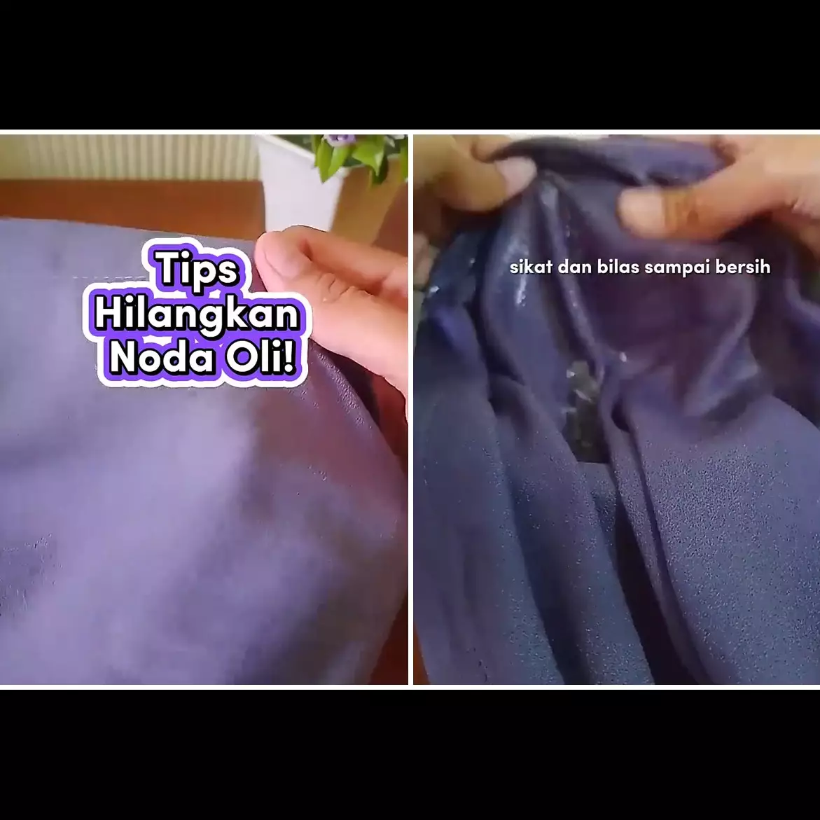Noda oli menempel di celana hilang dengan tambahan 1 bahan dapur, sekarang tampil kece kapan saja