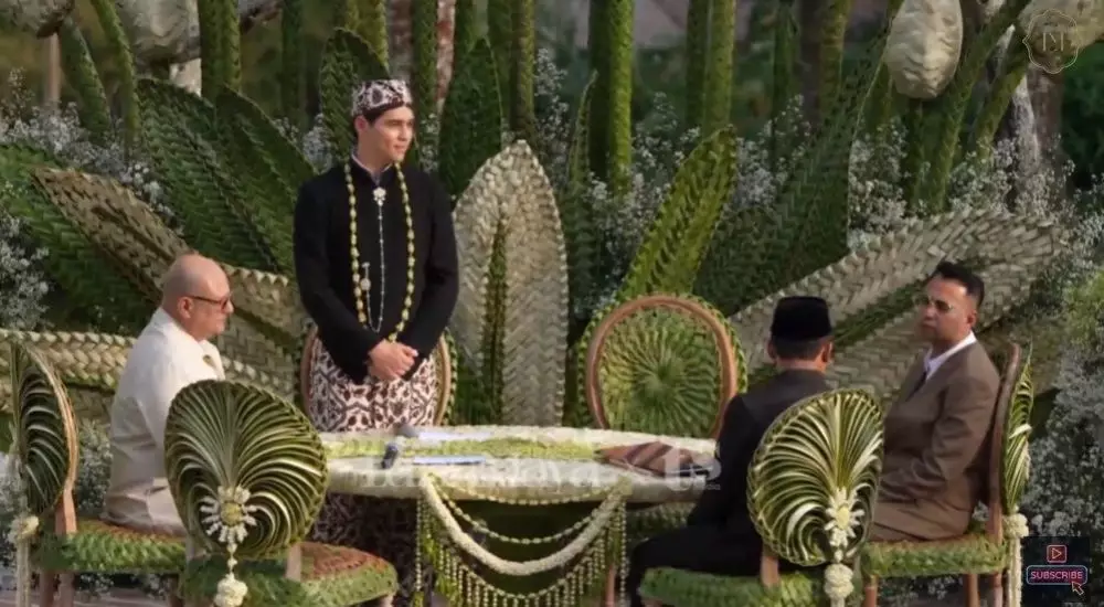 akad nikah Luna Maya dan Maxime Bouttier © YouTube