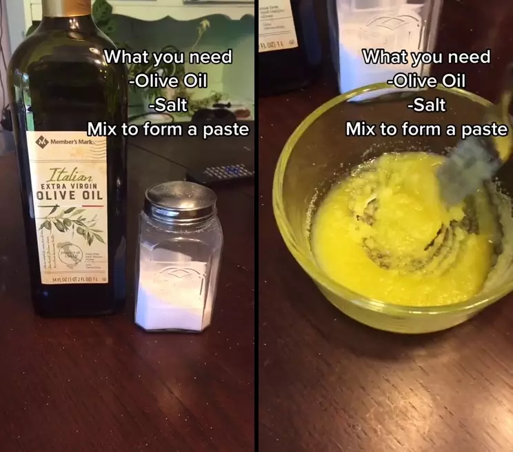 hilangkan noda panas di meja kayu pakai bahan dapur © 2025 TikTok hilangkan noda panas di meja kayu pakai bahan dapur © 2025 TikTok