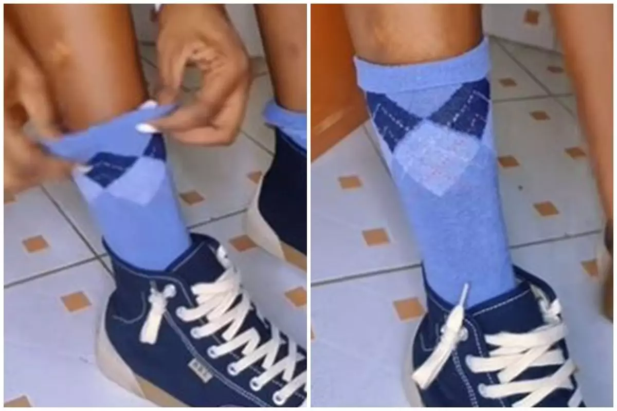 Sekarang ada triknya, ini cara atasi karet kaos kaki melar cuma pakai tambahan 1 barang bekas