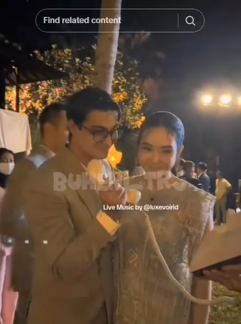 Gisella Anastasia kondangan bareng Cinta Brian © TikTok