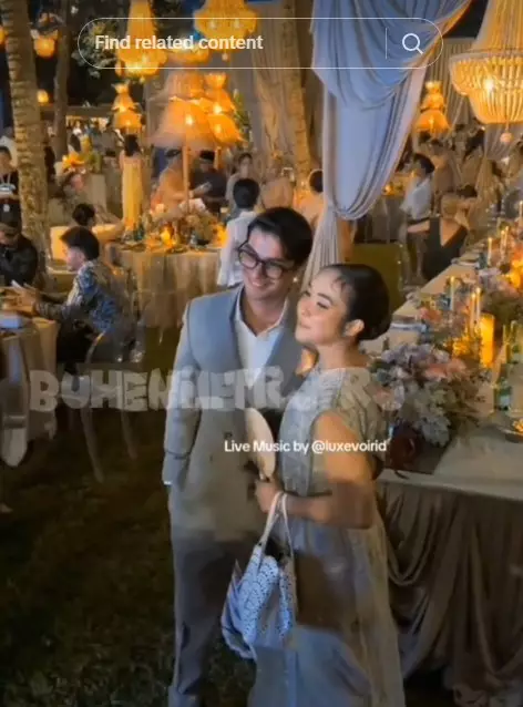 Gisella Anastasia kondangan bareng Cinta Brian © TikTok