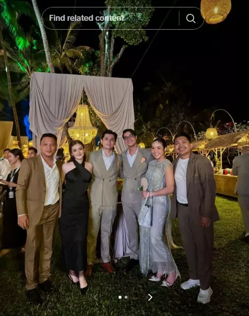 Gisella Anastasia kondangan bareng Cinta Brian © TikTok