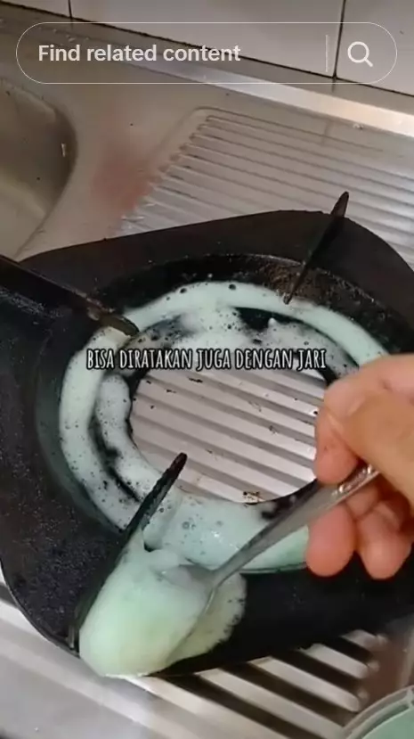 cara cepat membersihkan kerak tungku kompor gas cuma 10 menit © TikTok