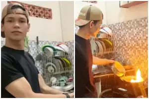 Cara mematikan api di atas panci atau wajan langsung dari koki, tak perlu air