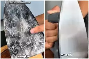 Jangan digerus garam, trik membersihkan noda gosong dan kerak setrika sekarang pakai 1 alat sederhana