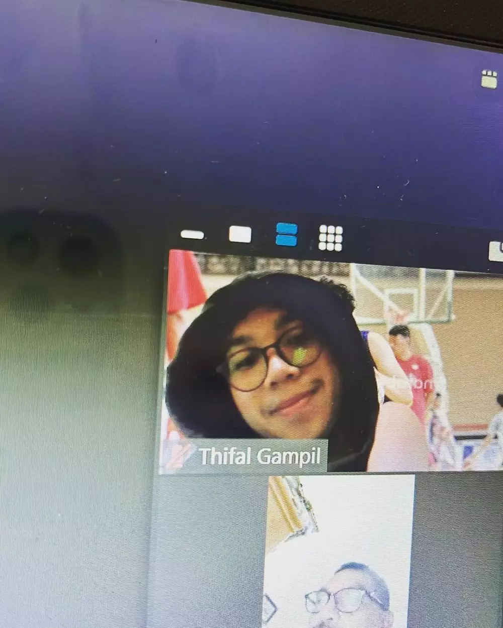 potret terbaru thifal gampil Instagram