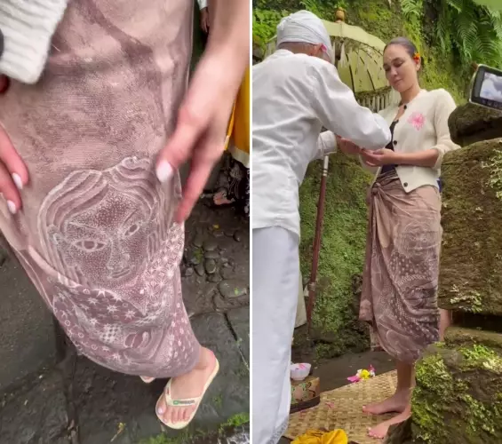 luna maya maxime bouttier pakai kain asri welas © 2025 Instagram