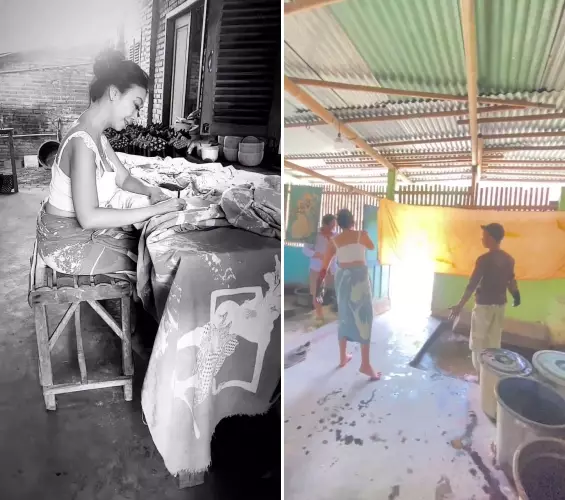 luna maya maxime bouttier pakai kain asri welas © 2025 Instagram