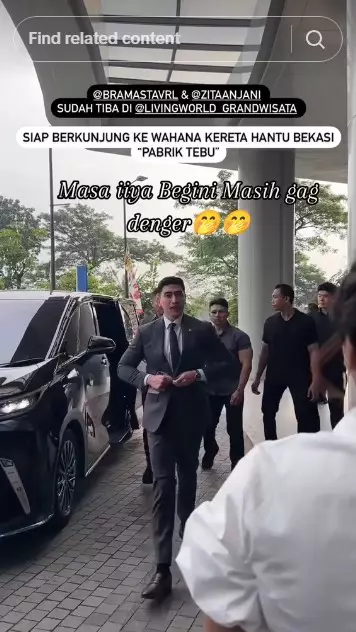 Verrell Bramasta video call Fuji sebelum kerja © TikTok
