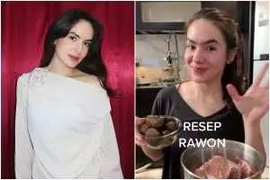 Hobi masak dan bagi-bagi resep, intip 9 potret dapur Steffi Zamora desainnya minimalis serba hitam