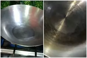 Kini wajan gosong jadi kinclong lagi tanpa dicuci sabun atau bahan pembersih, ini triknya