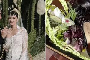 Tak kalah spesial, Luna Maya beri seserahan balasan atau angsul-angsul untuk Maxime Bouttier