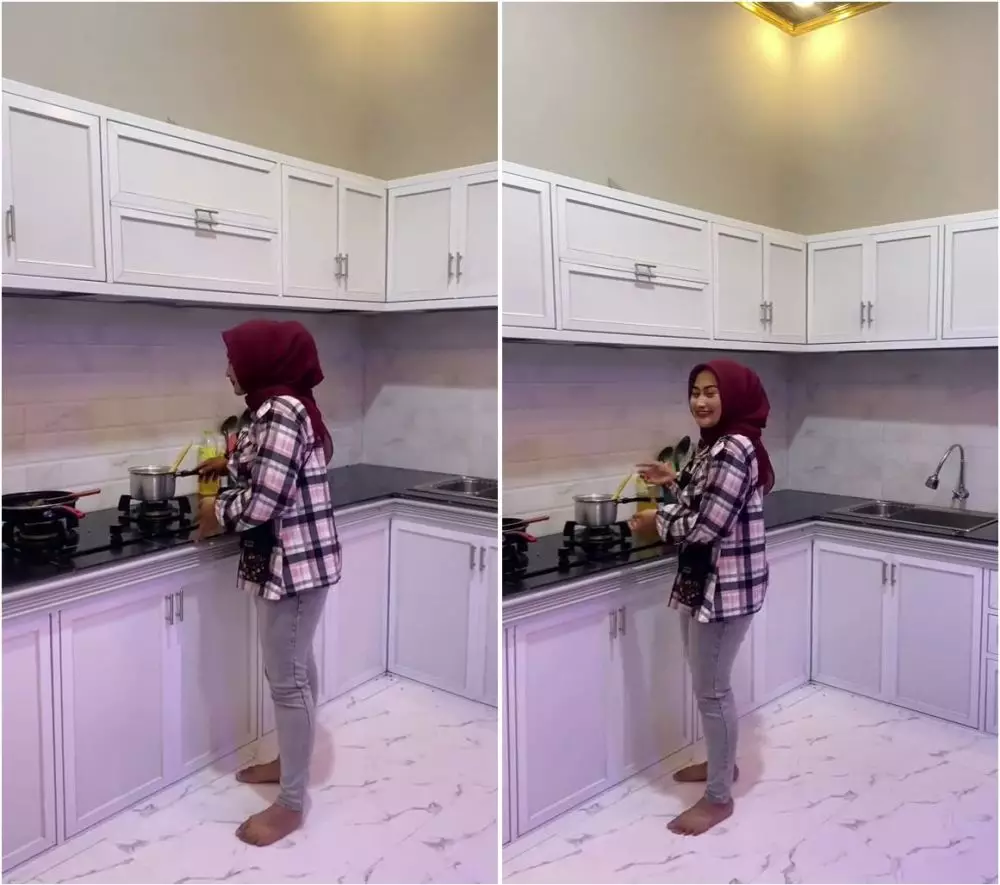 dapur milik pedangdut jadi petani © TikTok