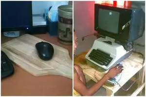 Niatnya mau produktif, 11 potret lucu isi meja komputer ini malah bikin gagal fokus