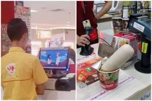 13 Potret kocak isi meja kasirnya nyeleneh abis, auto bikin pembeli bingung maksimal