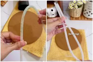 Cuci selang dispenser galon berlumut sekarang tak perlu disikat, triknya cuma pakai 2 bahan dapur