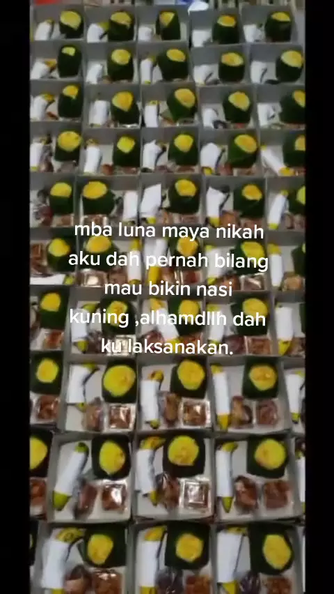 netizen syukuran nasi kuning luna maya menikah © 2025 TikTok