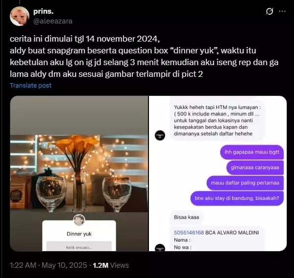 Viral Aldy eks CJR nilep uang fans © berbagai sumber Viral Aldy eks CJR nilep uang fans © berbagai sumber
