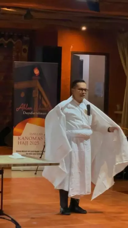 momen Ruben Onsu manasik haji © Instagram momen Ruben Onsu manasik haji © Instagram