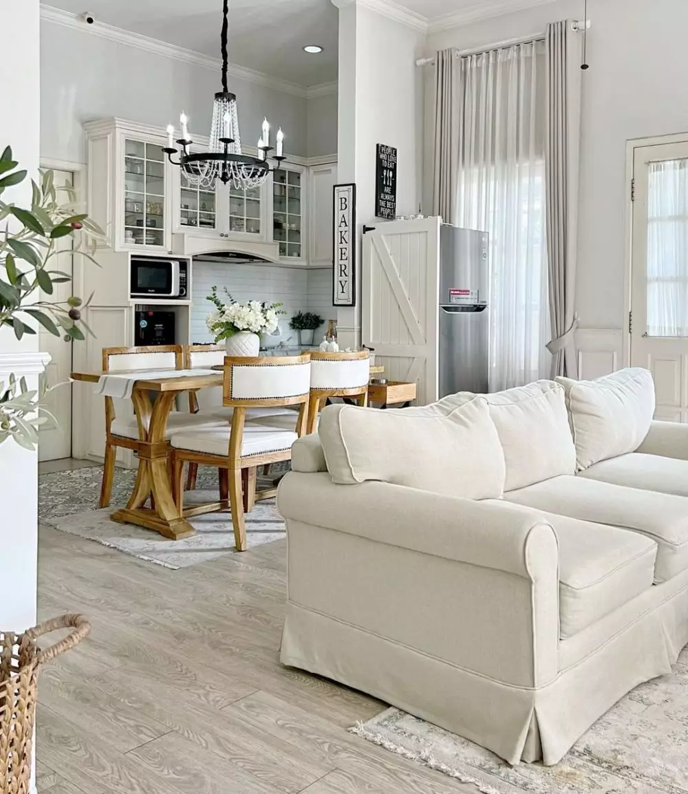 cara Natalie Sarah menata dapur serasa di kafe © Instagram