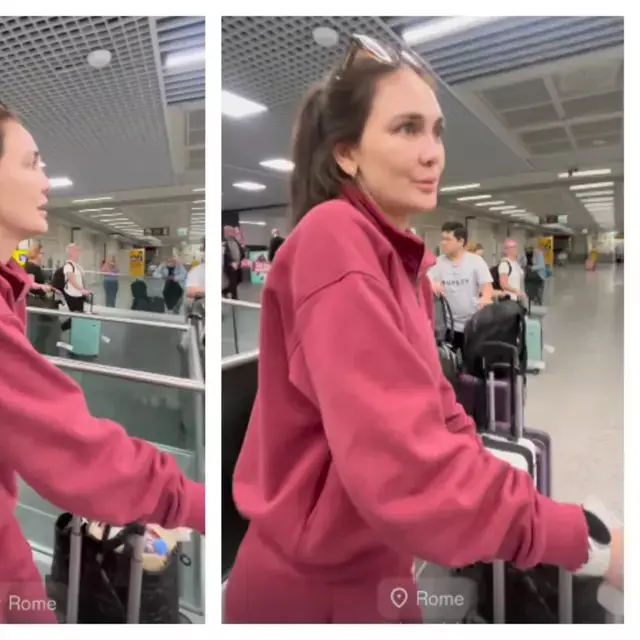 Pengantin baru pilih tunda bulan madu, potret Luna Maya gas kerja ke Roma tanpa Maxime usai nikah