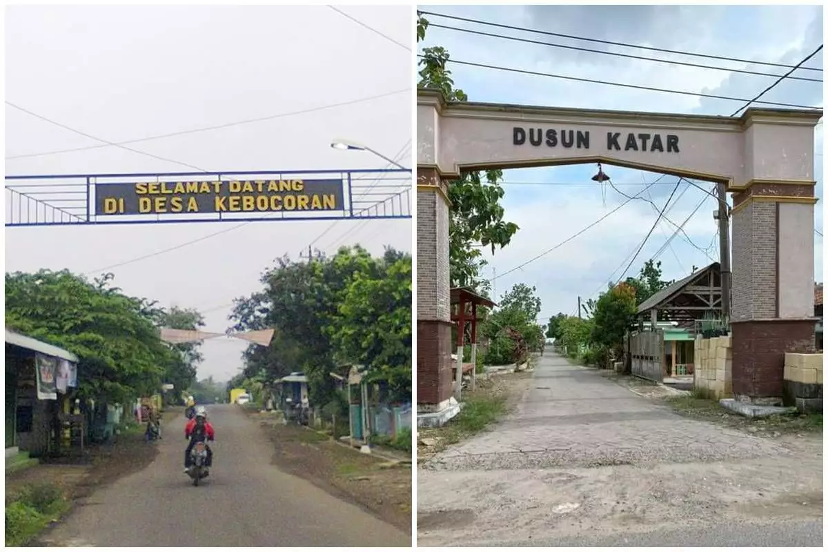 11 Potret lucu gapura nyeleneh ini desainnya absurd abis, yang lihat auto bingung mau salut atau ngaka